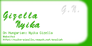 gizella nyika business card